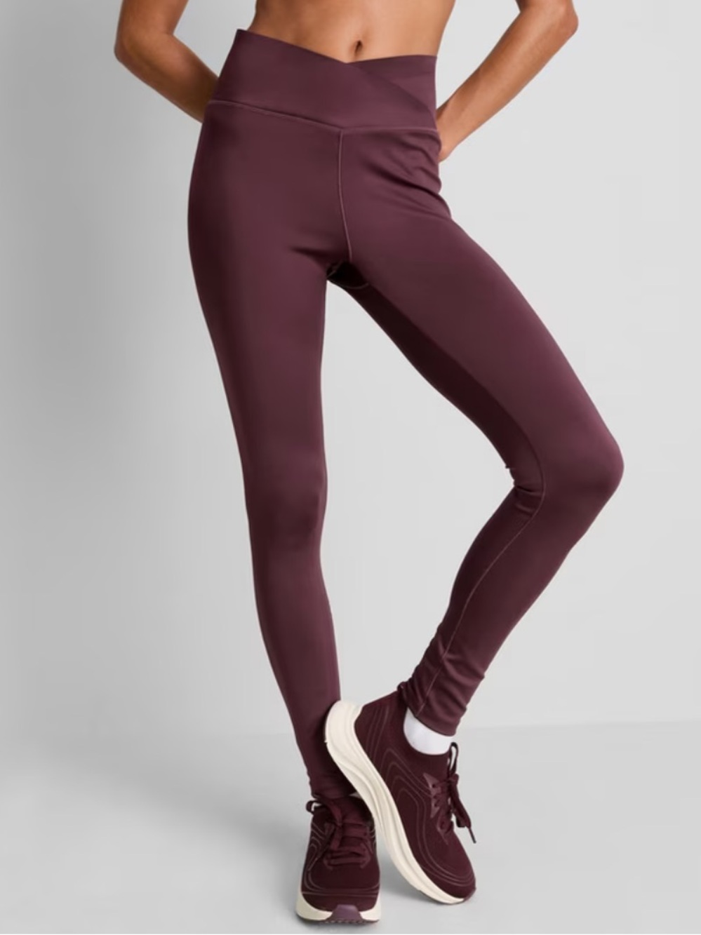 Primark Women's High-Rise Leggings - Plum